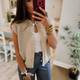 Never Meant To Brag Top - Taupe