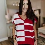 Hannah Sweater - Crimson