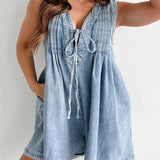 Tied Romper with Pockets