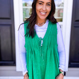 Veveret | Lucky Feels Sleeveless Romper - Green