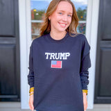 Trump Sweatshirt- Black