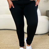 Wide Waistband Sports Leggings