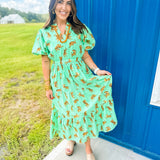 Wild Time Maxi Dress- Mint