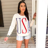 Simply Southern | Sunset USA Sweater - Final Sale