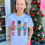 Faux Glitter Nutcracker Tee - Final Sale