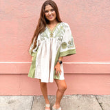 In Full Swing Dress - Olive