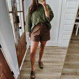 Nothing Better Short - Brown