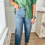 Judy Blue | Mady HW Barrel Jean - Dark