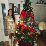 Alice Dress - Gold Ponte