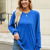 Round Neck Long Sleeve T-Shirt