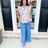 Mary Square | Krista Pant - Blue