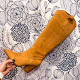 Unforgettable Boot - Camel Faux Suede