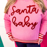 Santa Baby Stripe Sweater - Final Sale