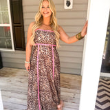 How Wild Are You Midi Dress - Pink