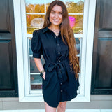 Clean Prep Dress - Black