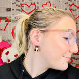 Wear Your Heart Out Earring - Black