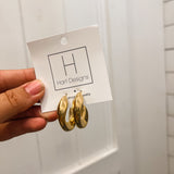 The Paris Hoop Gold- Final Sale