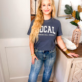 Local Richmond Hill Tee - Denim - Final Sale