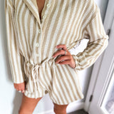 By My Side Romper - Sand