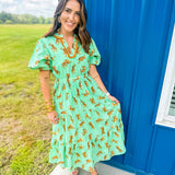 Wild Time Maxi Dress- Mint