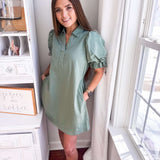Seek You Dress - Seafoam