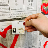 Wear Your Heart Out Earring - Black