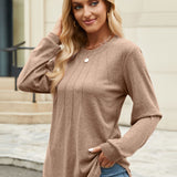 Round Neck Long Sleeve T-Shirt