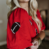 Tina Top - Red Footballs