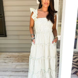 Sweetest One I Know Midi Dress - Green Tea