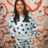 Polka Dot Short - Blue