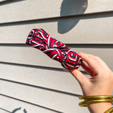 Luna Touchdown Red & Black Headband