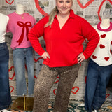 Learn To Love Pant - Tan Leopard