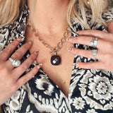 Black Great Feeling Necklace - Final Sale