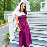 All Said & Done Dress - Plum