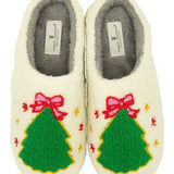 Simply | Holiday Tree Slipper - Final Sale