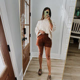 Nothing Better Short - Chestnut