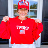 Trump Sweatshirt- Red