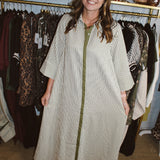 The Fun In That Midi Dress - Olive