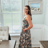 Better Me For You Midi Dress - Brown