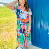 Tropic Livin Maxi Dress- Multi