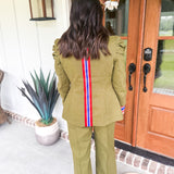 Emily McCarthy Ruffle Flare - Army