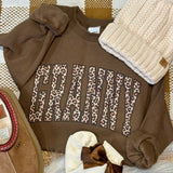 PREORDER - Leopard Name Sweatshirts - CLOSING 11.24