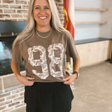 Birdie | Camo 98 Graphic Tee - Espresso