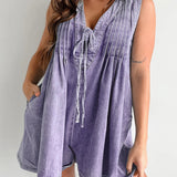 Tied Romper with Pockets