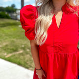 Chasing Sunsets Dress - Red