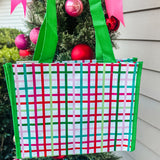 Medium Bag - Festive Plaid - Final Sale