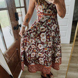Better Me For You Midi Dress - Burgundy