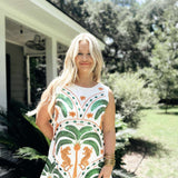 Queen Palm and Jaquar Dress