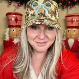 Camo Ribbon Hat - Light Blue