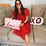 Look Ahead Midi Dress - Red